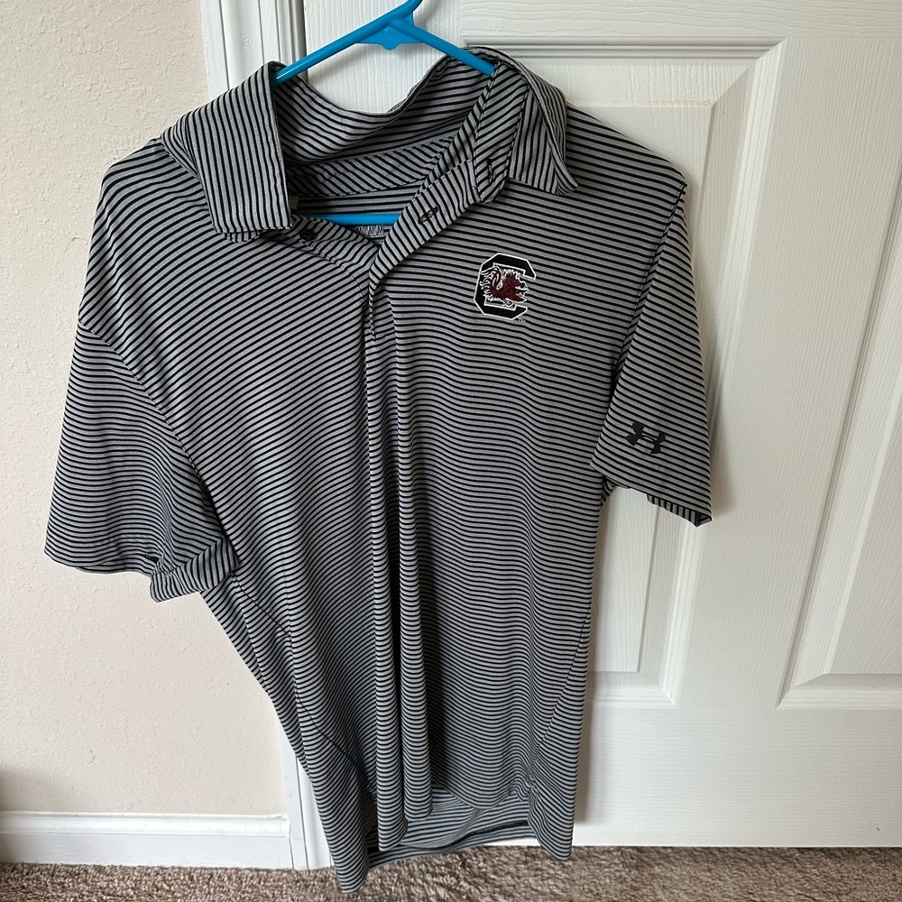 South Carolina gamecocks polo size medium under armour